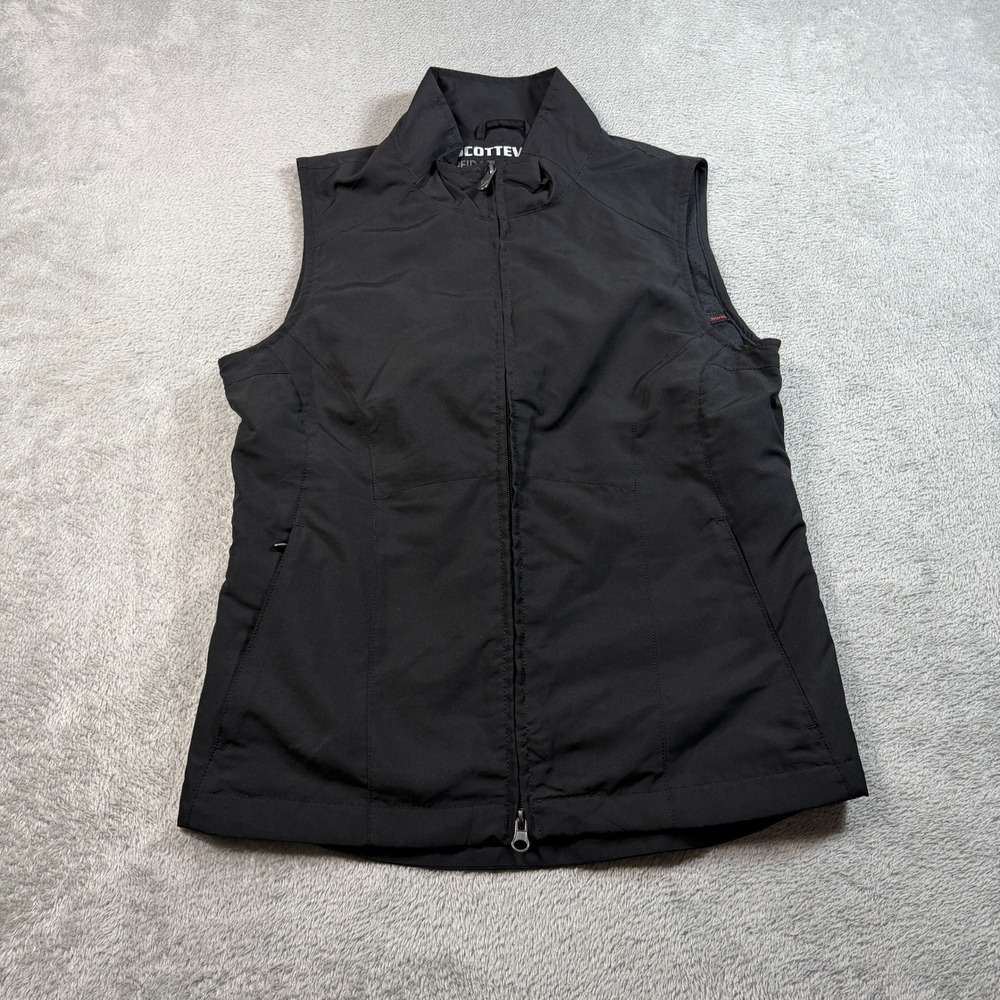 SCOTTEVEST RFID Travel Vest Womens Small Black Multi-Pocket Utility